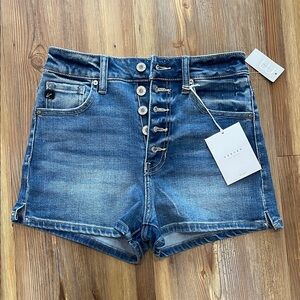 KanCan Dark Blue Jean Shorts